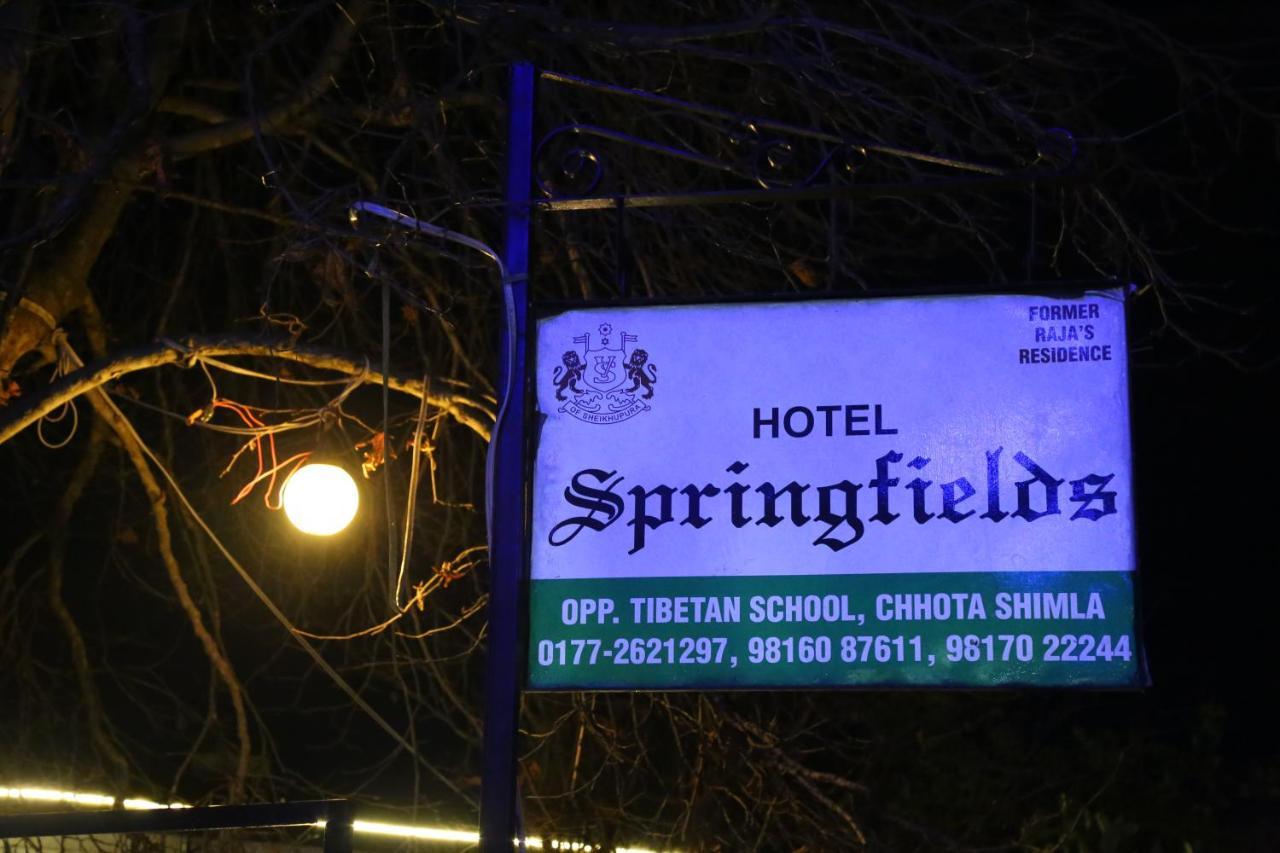 Springfields - A Heritage Palace Since 1902 Hotel Shimla Exterior photo